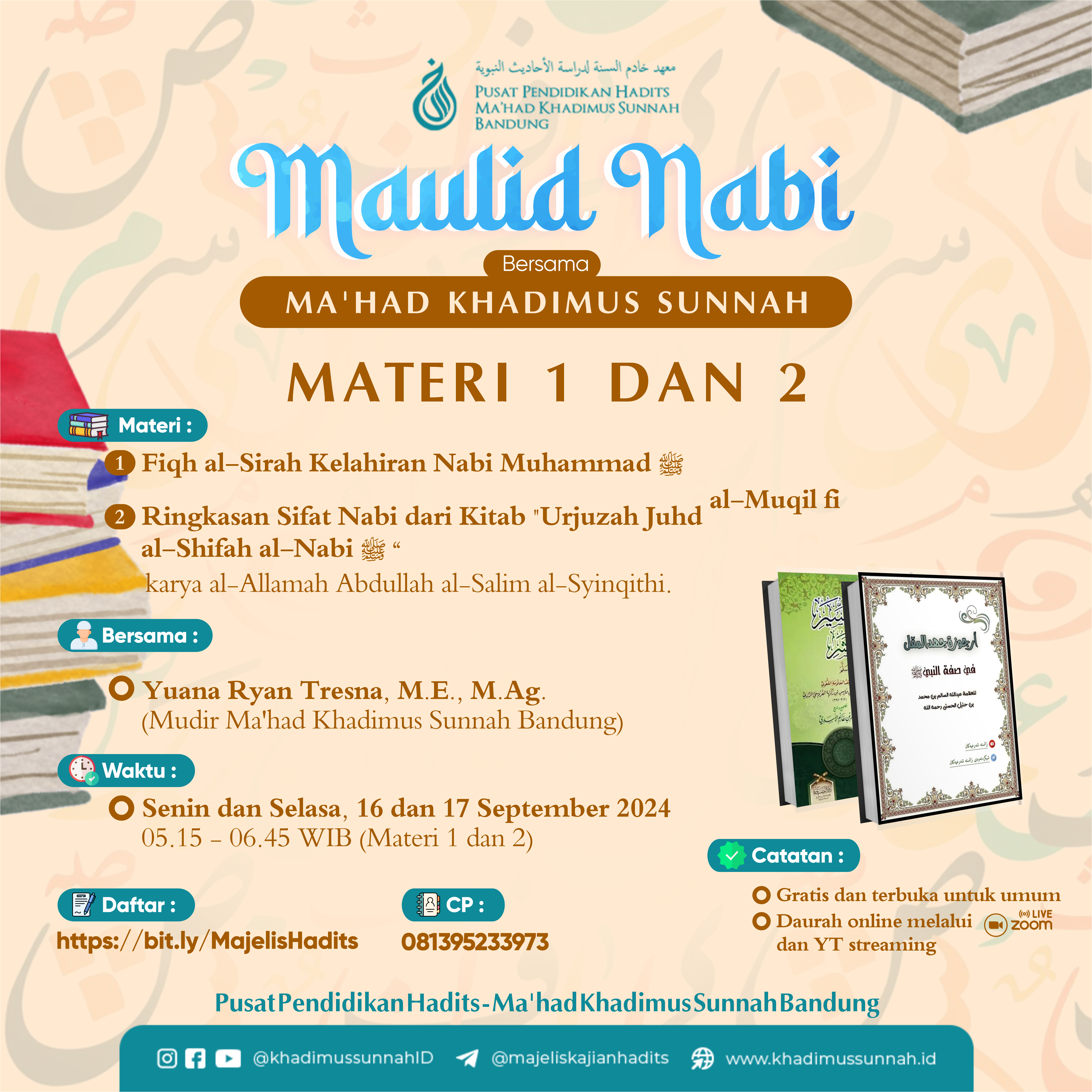 (MATERI 1 DAN 2) DAURAH MAULID - UST. YUANA